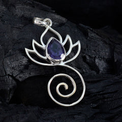 Dayana Blue Rope-Wire Dainty Pendant