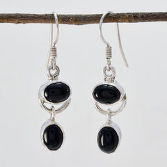 Joaquina Black Dangle Earrings for Everyday Glam