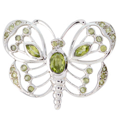 Julia Wedding Pendant - Elegant Butterfly Design Peridot Green Green