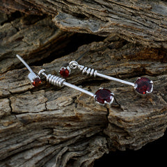 Julieta Red Stud Earrings for Everyday Glam