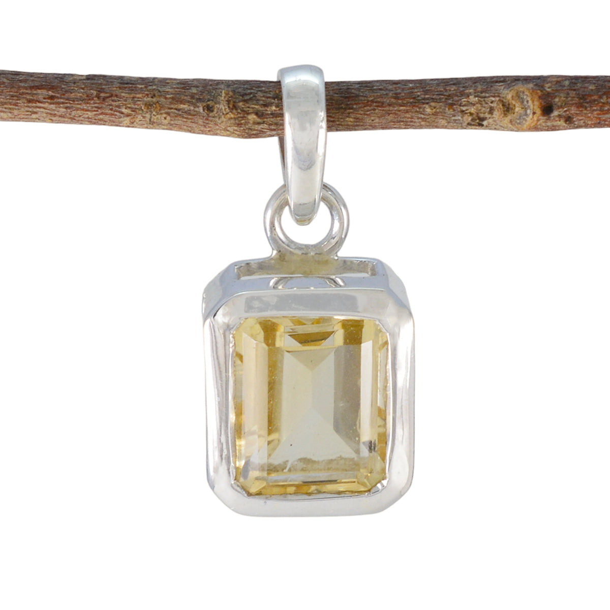 Julieta Yellow Pendant - Elegant Gemstone Jewelry Citrine Yellow Yellow
