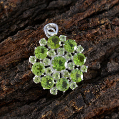 Katarina Green Pendant with Sparkling Gemstones
