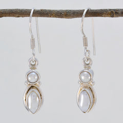 Katarina White Earrings for Everyday Elegance