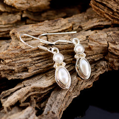 Katarina White Earrings for Everyday Elegance