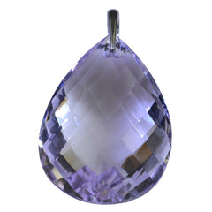 Katharina Purple Heart Pendant - Elegant Gemstone Jewelry