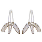 Katharina White Stud Earrings for Everyday Glam Pearl White Stud