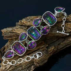 Kennedy Multi Links Bracelet with Colorful Gemstones