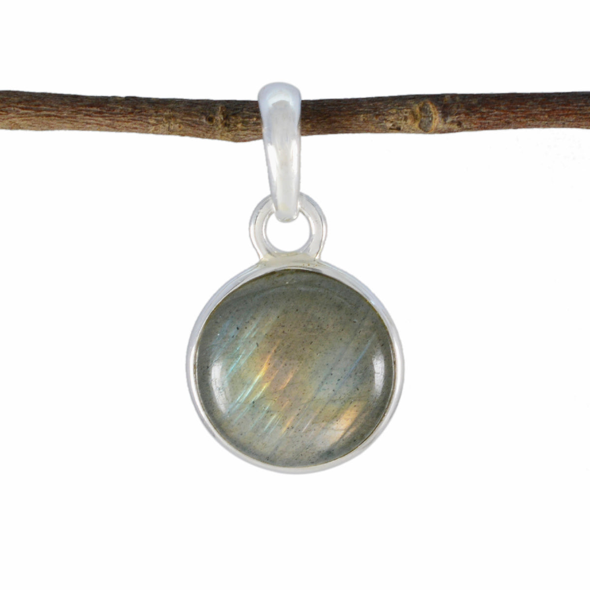 Addison Grey Armor Whisper-thin Pendant Labradorite Grey Grey