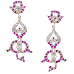 Lakshmi Multicolor Stud Earrings for Everyday Glam Multi CZ multicolor Stud