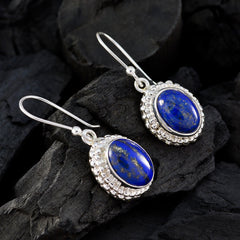 Laura Blue Dangle Earrings with Elegant Design