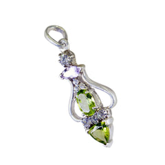 Layla Green Featherlight Pendant with Gemstone Accents