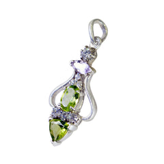 Layla Green Featherlight Pendant with Gemstone Accents