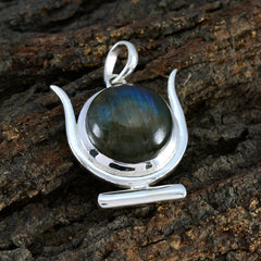 Layla Grey Pendant - Stunning Silver Gemstone Jewelry