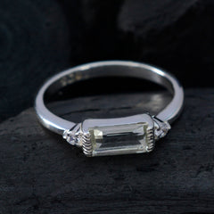 Rina Light Green Gemstone Halo Ring in Sterling Silver