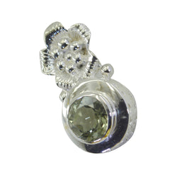 Daniela Light Green Gemstone Pendant with Elegant Design