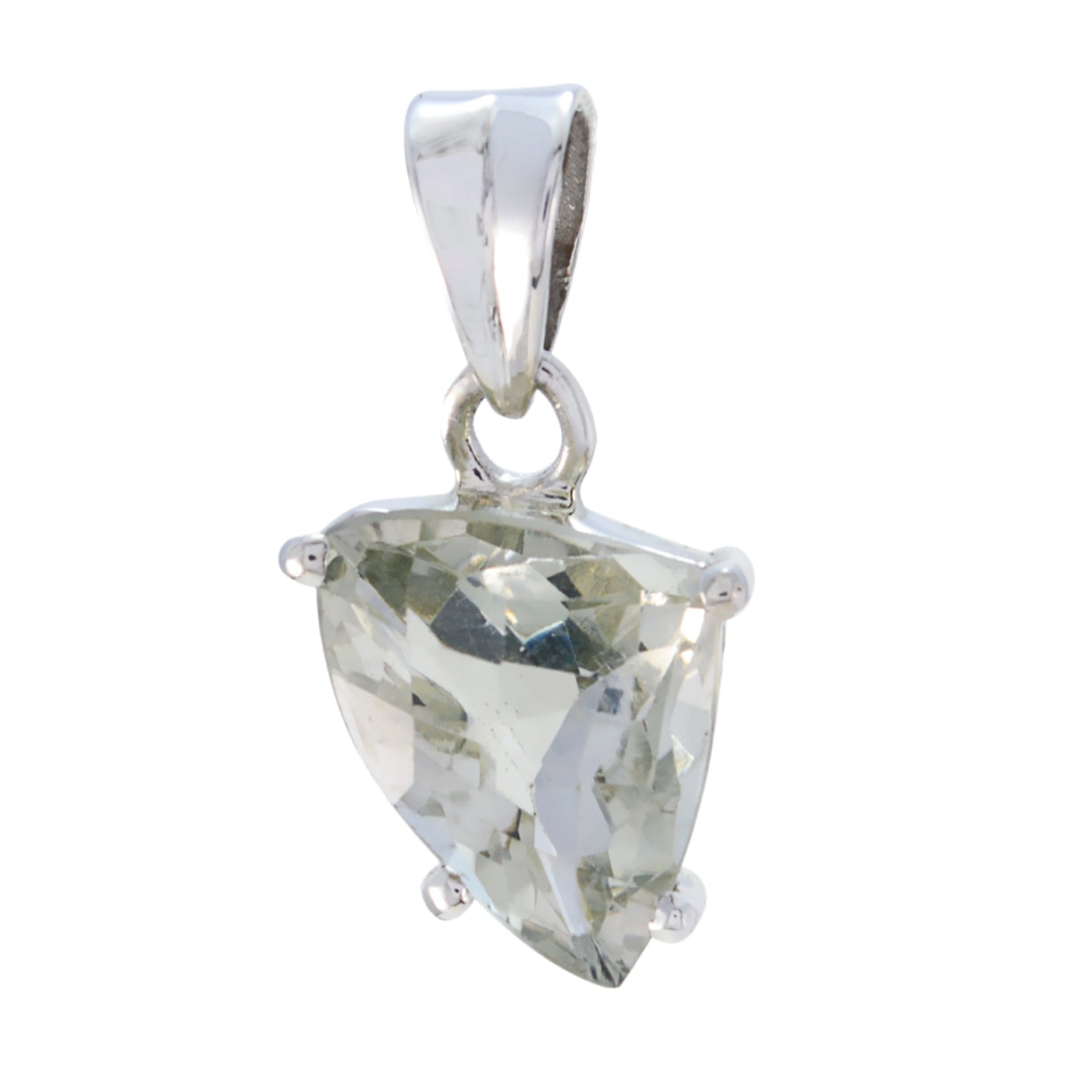 Bella Light Green Gemstone Pendant for Stylish Charm Green Amethyst Light Green Light Green