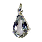 Tereza Light Green Gemstone Pendant - Everyday Elegance Green Amethyst Light Green Light Green