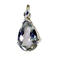 Tereza Light Green Gemstone Pendant - Everyday Elegance Green Amethyst Light Green Light Green
