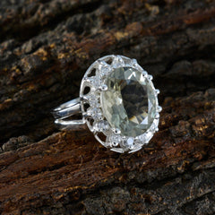 Joaquina Trendy Light Green Halo Ring