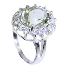 Joaquina Trendy Light Green Halo Ring