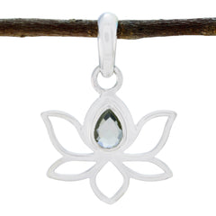 Hye-jin Light Green Pendant Jewelry - Lotus Design Green Amethyst Light Green Light Green