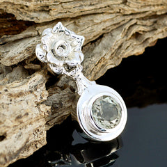 Clara Light Green Pendant Necklace - Elegant Floral Design