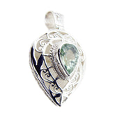 Ángeles Light Green Retro Pendant for Stylish Looks Green Amethyst Light Green Light Green