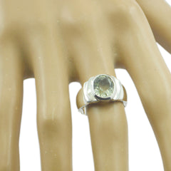 Ayesha Light Green Solitaire Ring for Elegant Style