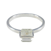 Yuna Light Green Solitaire Ring - Elegant Gemstone Jewelry Green Amethyst Green