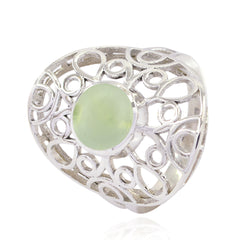 Teresa Filigree Light Green Solitaire Ring