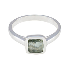 Zazlle Light Green Solitaire Ring - Elegant Gemstone Jewelry Green Amethyst Green