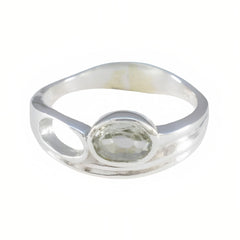 Ayaka Light Green Statement Jewelry Ring Green Amethyst Green