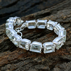 Hannah Light Green Tennis Bracelet for Everyday Glam