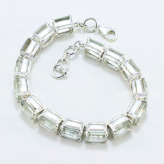 Hannah Light Green Tennis Bracelet for Everyday Glam