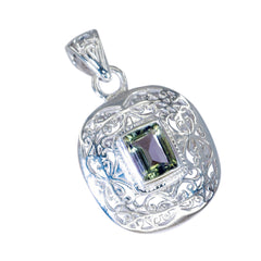 Camilla Light Green Vintage Pendant - Elegant Gemstone Jewelry