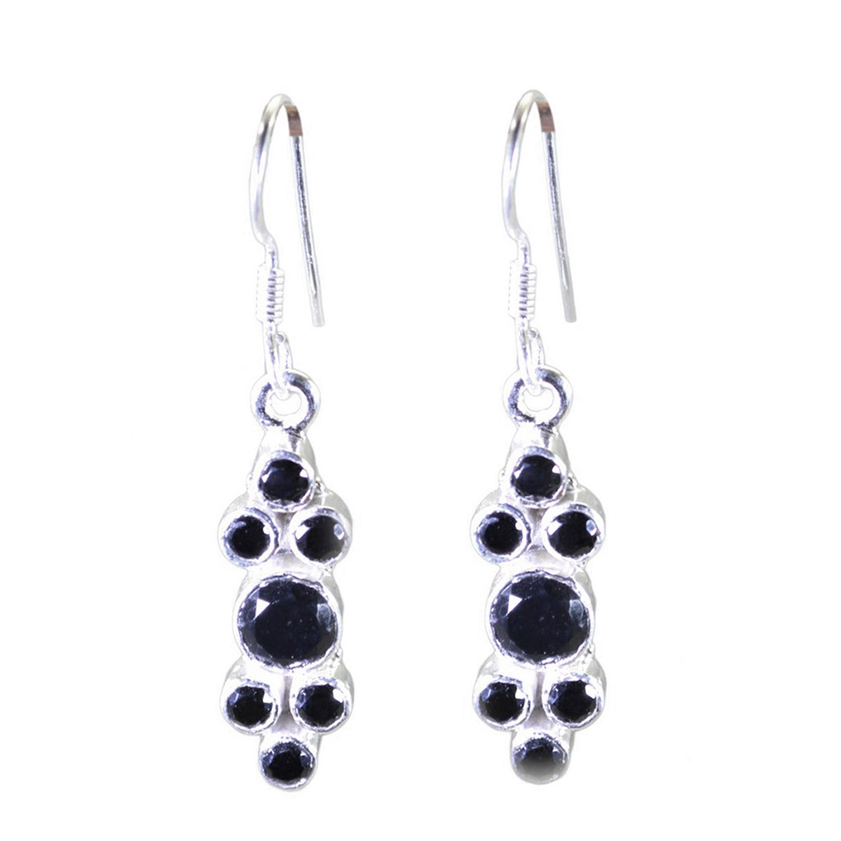 Layla Lightweight Black Earrings Online for Everyday Glam Black Onyx Black Dangle