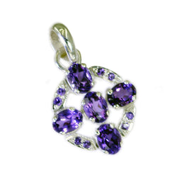 Saanvi Lightweight Fashion Pendant with Amethyst Stones