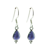 Lili Blue Dangle Earrings for Everyday Glam Iolite Blue Dangle