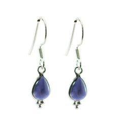 Lili Blue Dangle Earrings for Everyday Glam Iolite Blue Dangle