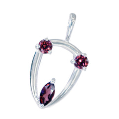 Lili Red Bubble Pendant - Stunning Gemstone Jewelry