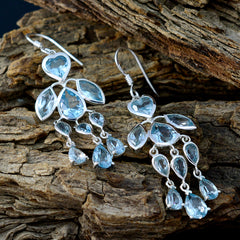 Lily Blue Dangle Earrings for Everyday Glamour