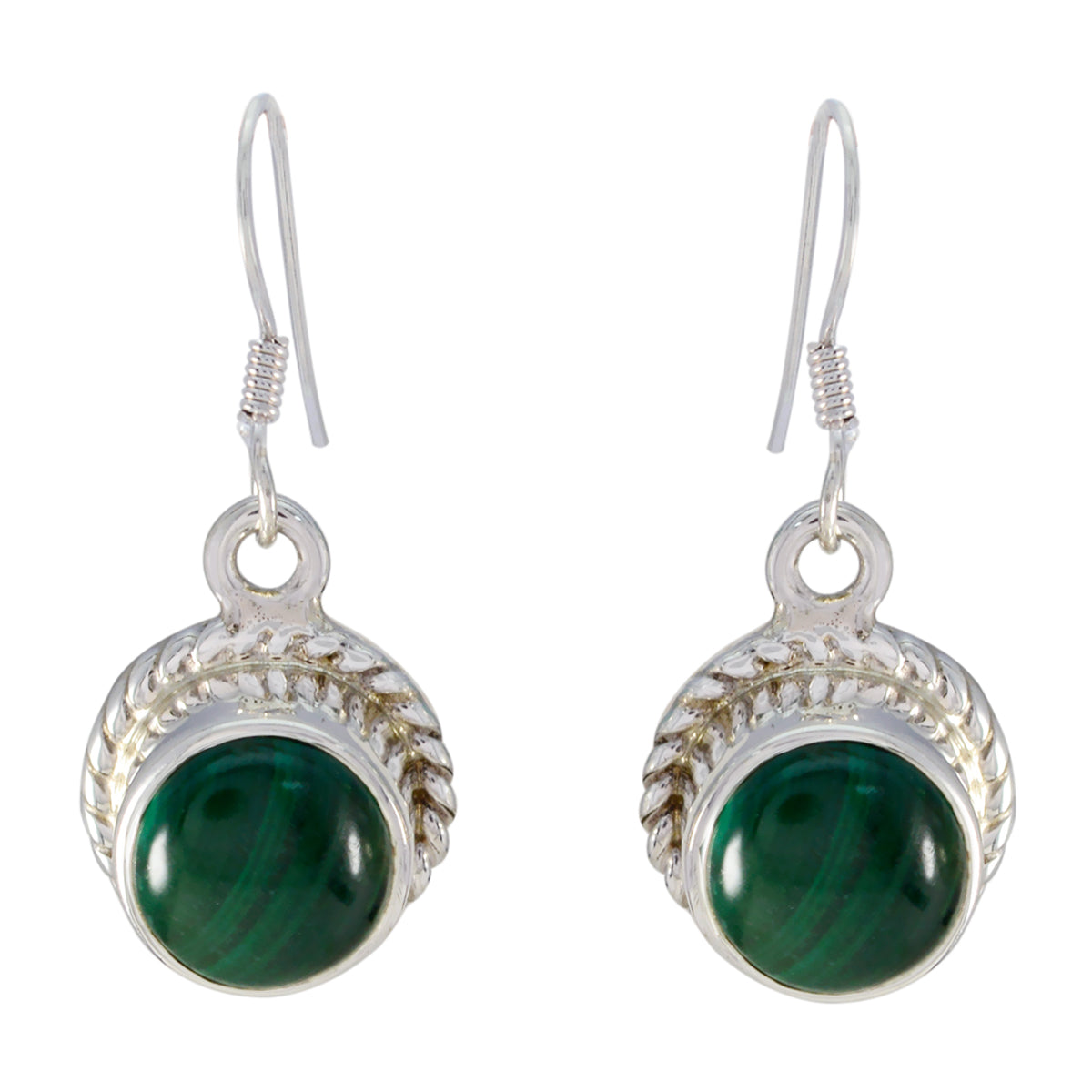 Lily Green Dangle Earrings for Everyday Glam Malachite Green Dangle