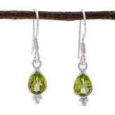 Lorena Green Dangle Earrings for Everyday Glam Peridot Green Dangle