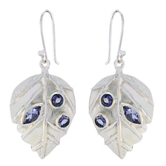 Lucia Blue Featherlight Earrings for Vibrant Style Iolite Blue Dangle