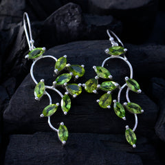 Lucia Green Dangle Earrings for a Chic Look