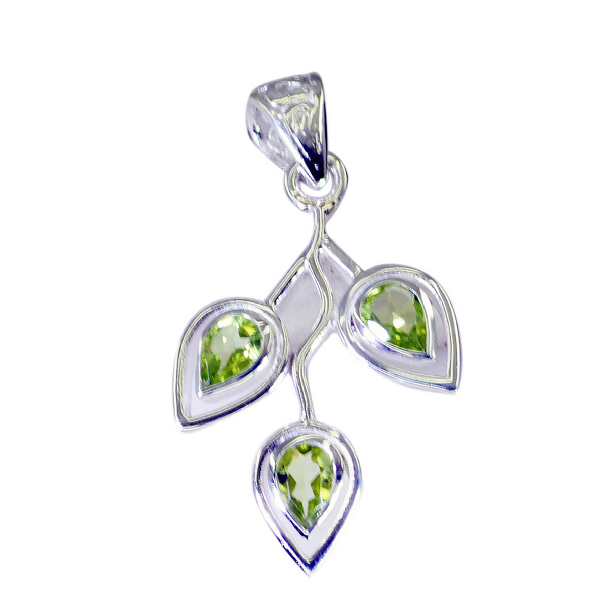 Lucia Green Modern Eye-catching Pendant Peridot Green Green