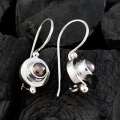 Lucia Grey Dangle Earrings for Everyday Elegance