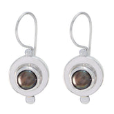 Lucia Grey Dangle Earrings for Everyday Elegance Grey Peral Gray Dangle