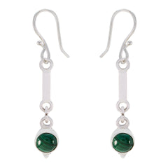 Lucy Green Dangle Earrings for Everyday Glam Malachite Green Dangle