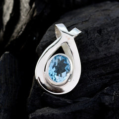 Luisa Blue Pendant - Elegant Gemstone Jewelry